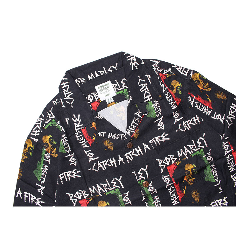 CATCH A FIRE ALOHA SHIRT