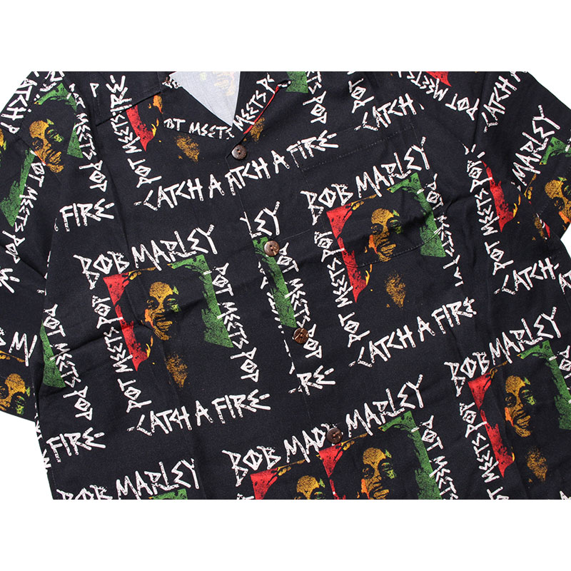 CATCH A FIRE ALOHA SHIRT