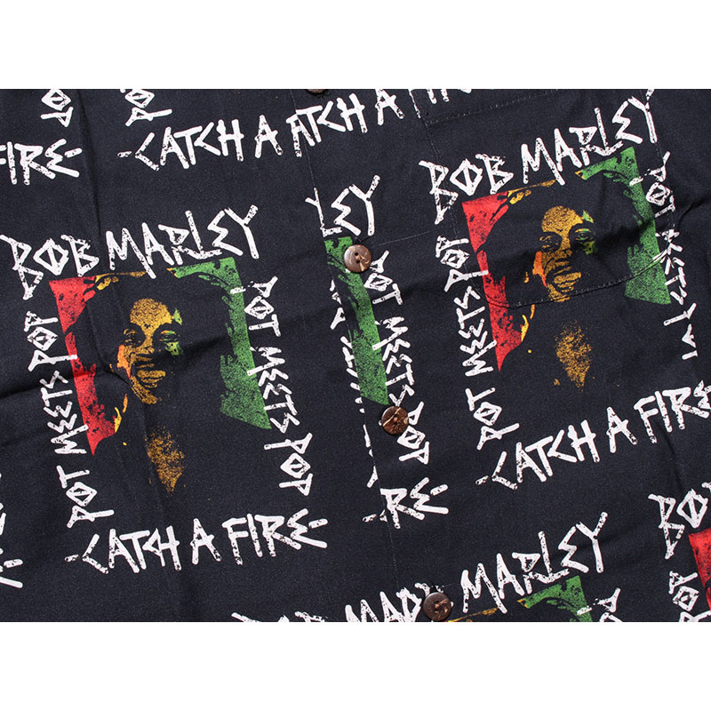 CATCH A FIRE ALOHA SHIRT