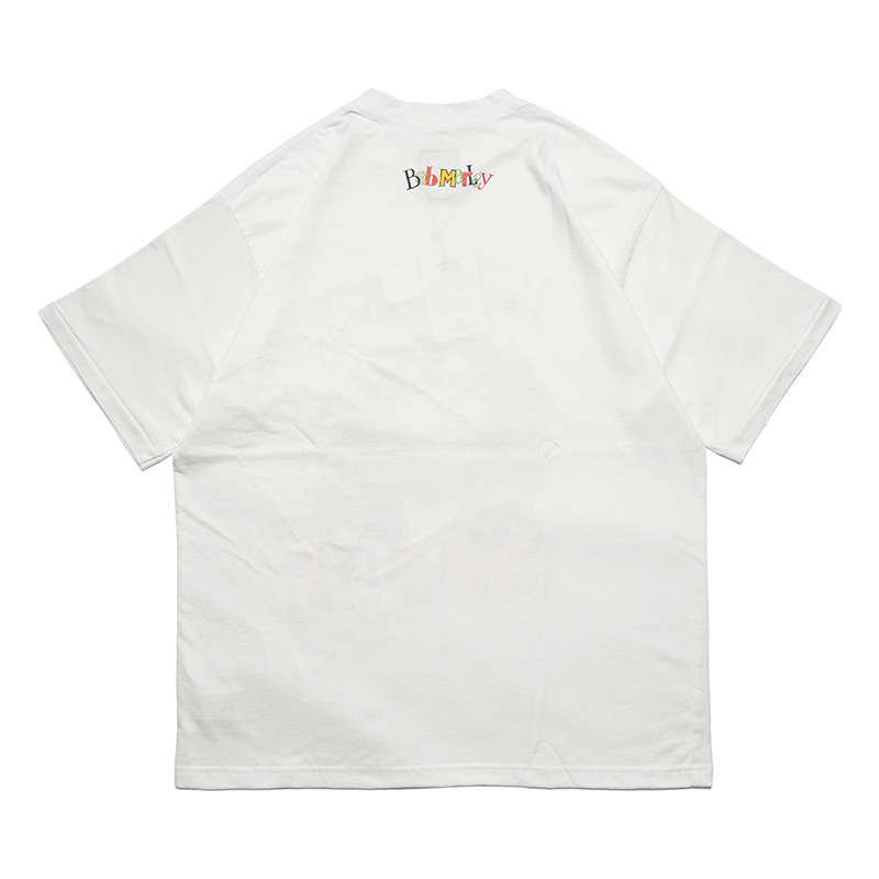 NATTY DREAD DIP DYE TEE -WHITE-