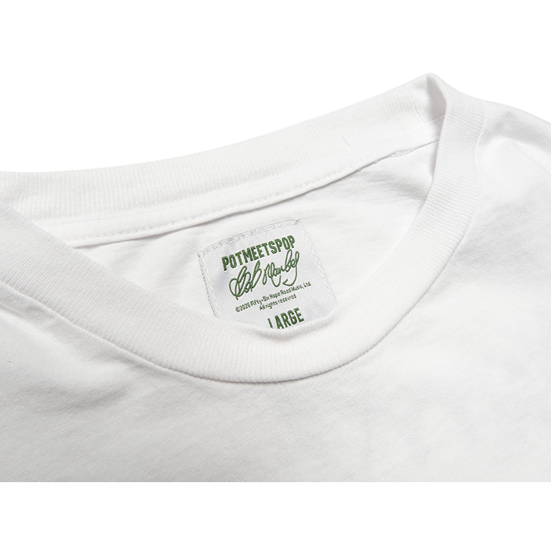 NATTY DREAD DIP DYE TEE -WHITE-