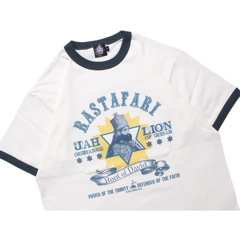 "RASTAFARI"RINGER T-SHIRT 〈Desigh by KIE〉