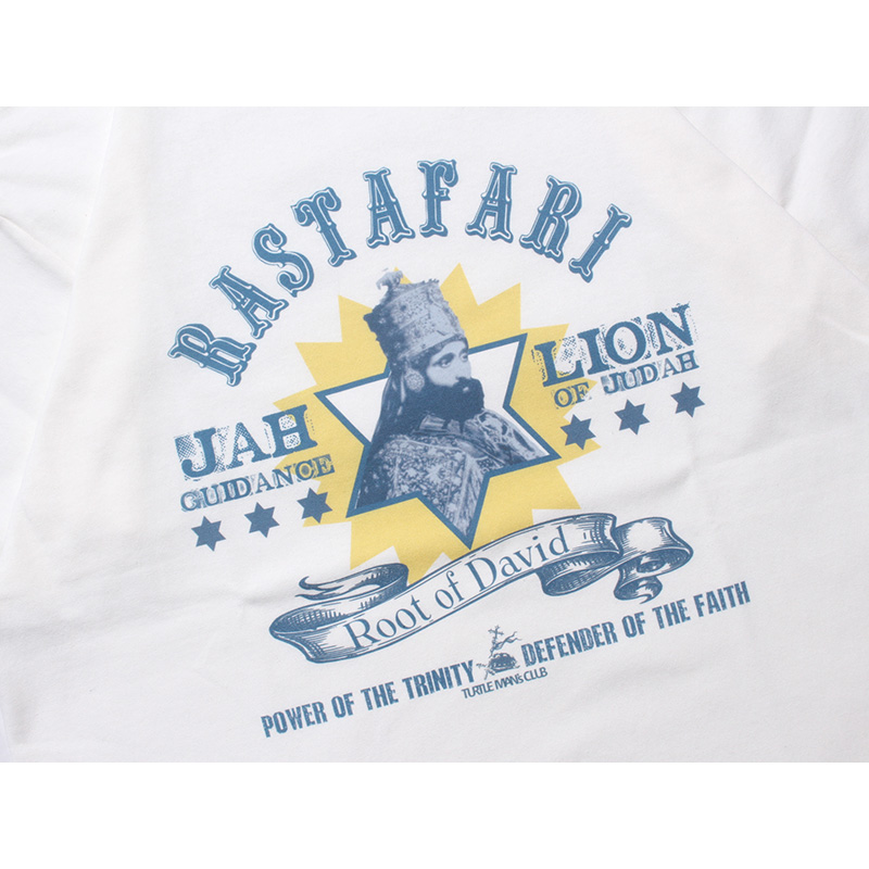 "RASTAFARI"RINGER T-SHIRT 〈Desigh by KIE〉