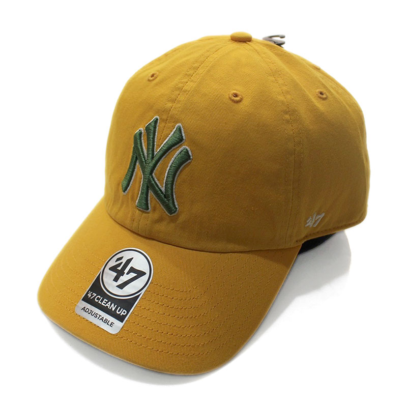 New York Yankees 47 Brand Red Ballpark Clean Up Adjustable Hat