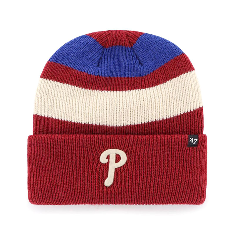 PHILLIES CLUBHOUSE JENNINGS '47 CUFF KNIT -RED-