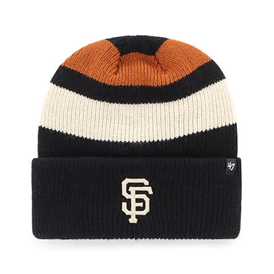 GIANTS CLUBHOUSE JENNINGS '47 CUFF KNIT -BLACK-