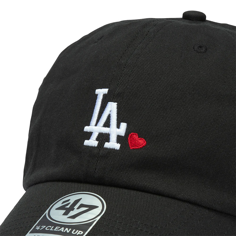 DODGERS MINI HEART CLEAN UP -BLACK-