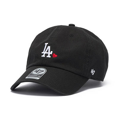 DODGERS MINI HEART CLEAN UP -BLACK-