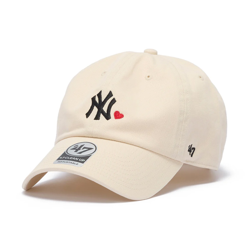YANKEES MINI HEART CLEAN UP -WHITE-