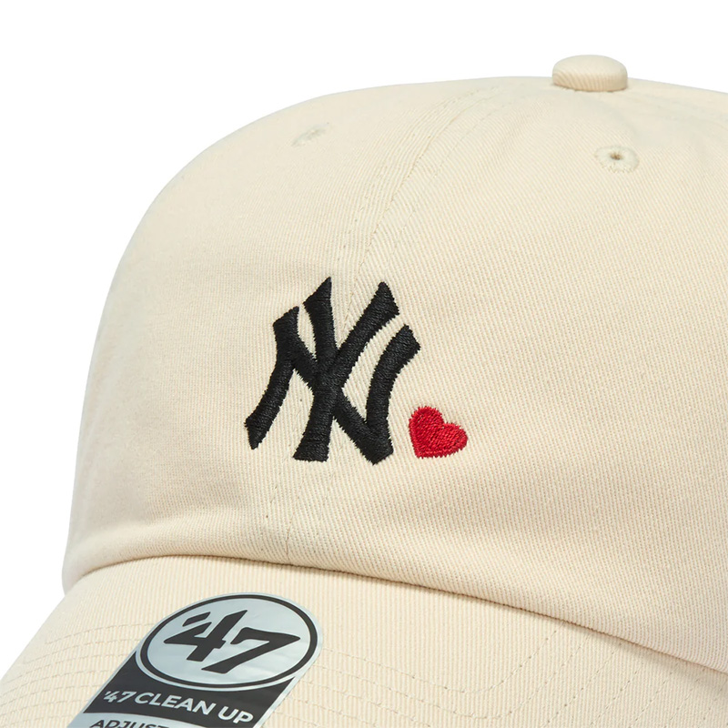 YANKEES MINI HEART CLEAN UP -WHITE-