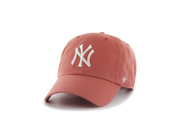 YANKEES HOME'47 CLEAN UP CAP -ISLAND RED-