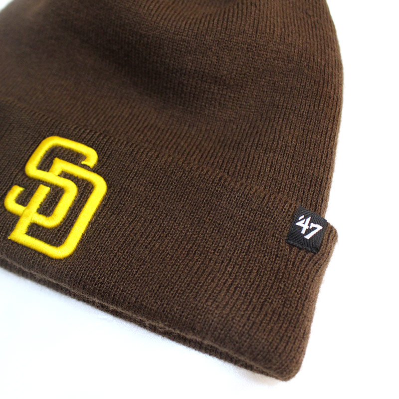 PADRES RAISED '47 CUFF KNIT -BROWN-