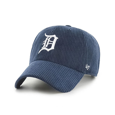 TIGERS THICK CORDUROY '47 CLEAN UP -NAVY-