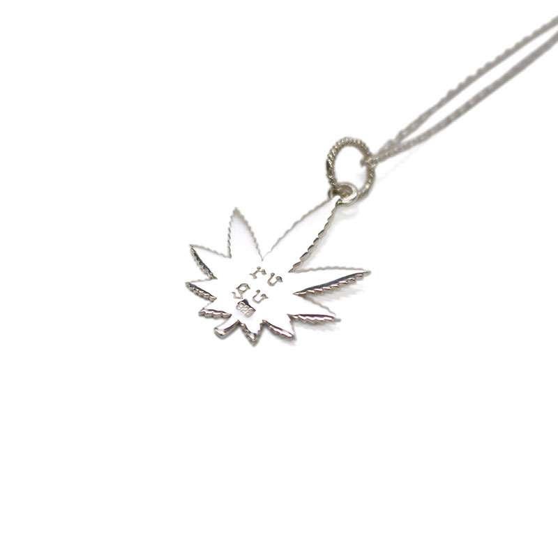 SILVER GANJA NECKLACE