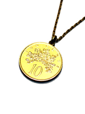 PAYBACK(ペイバック)/ JAMAICA 10C GOLD COIN NECKLACE