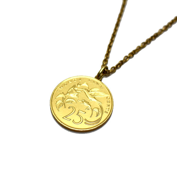 PAYBACK(ペイバック)/ JAMAICA 25C GOLD COIN NECKLACE