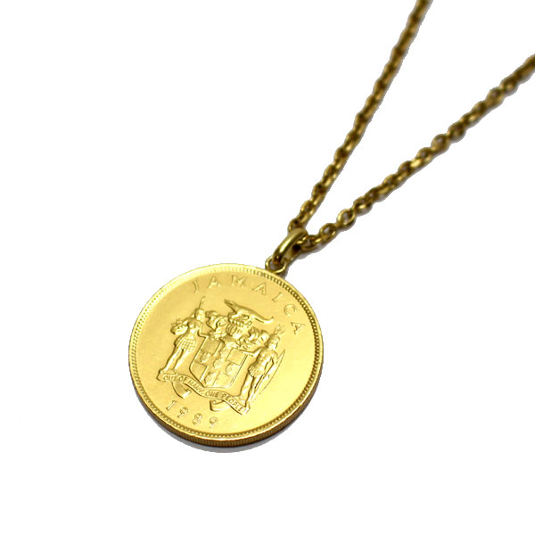 PAYBACK(ペイバック)/ JAMAICA 25C GOLD COIN NECKLACE