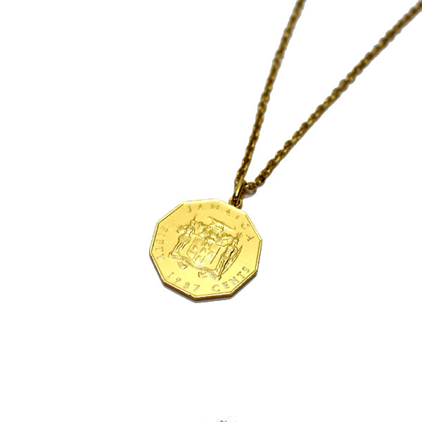 PAYBACK(ペイバック)/ JAMAICA 50C GOLD COIN NECKLACE