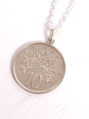 PAYBACK(ペイバック)/ JAMAICAN COIN TOP 10 CENT COIN NECKLACE