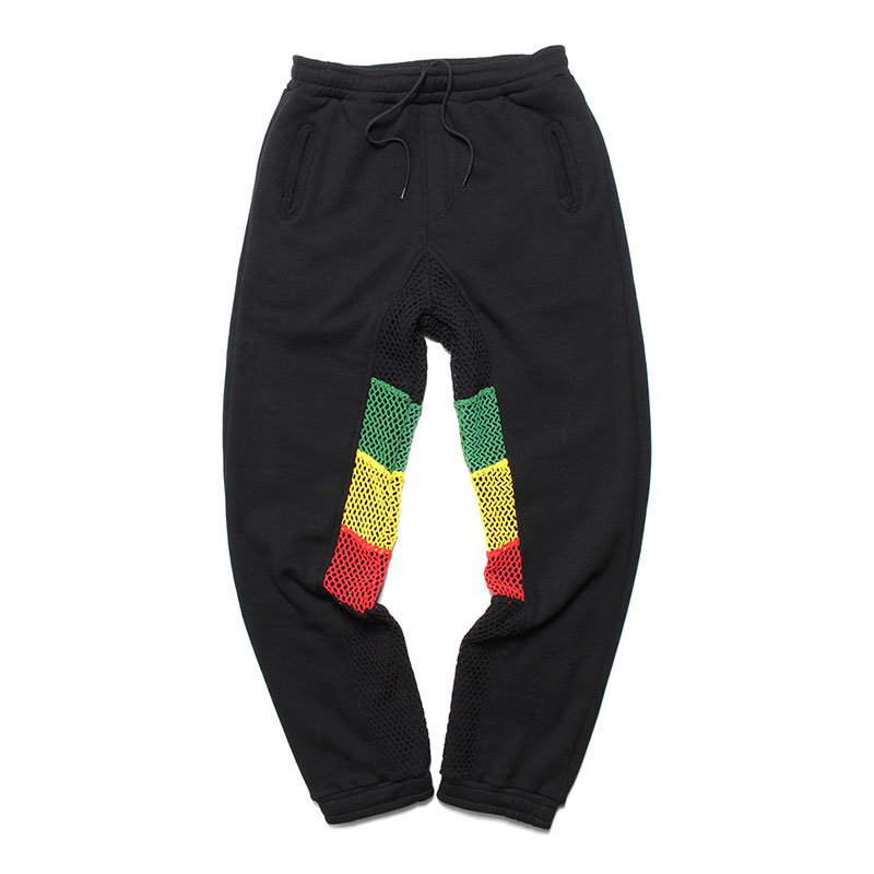 MARINA×SWEAT PANTS RASTA DIAG STRIPE