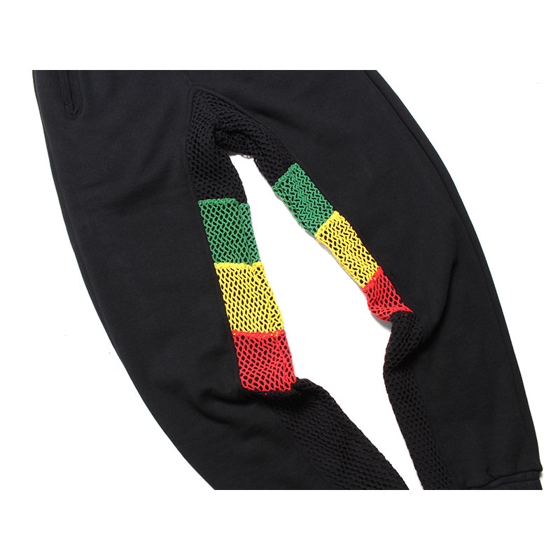 MARINA×SWEAT PANTS RASTA DIAG STRIPE