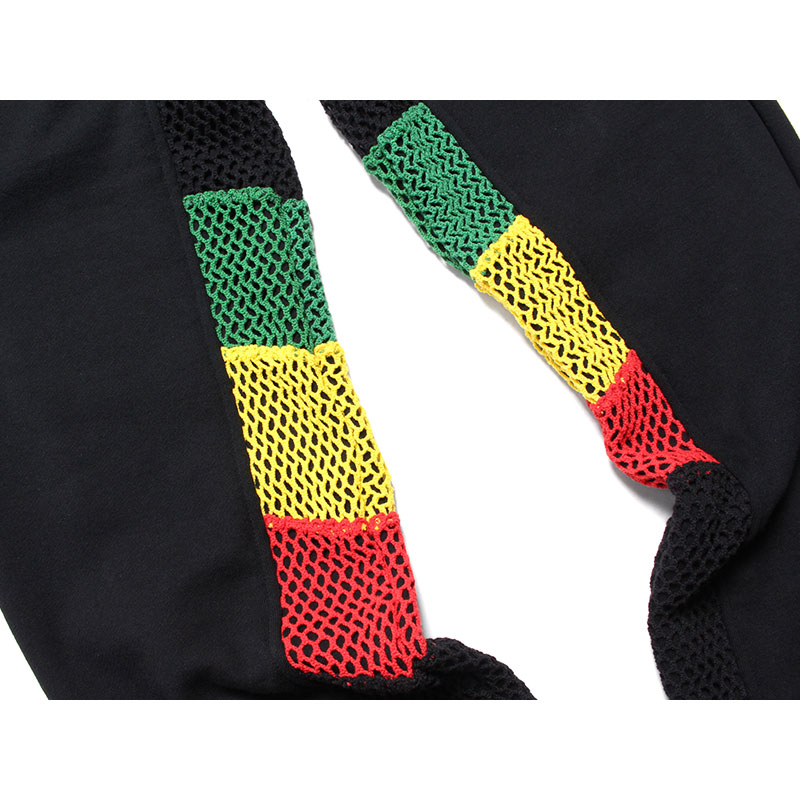 MARINA×SWEAT PANTS RASTA DIAG STRIPE