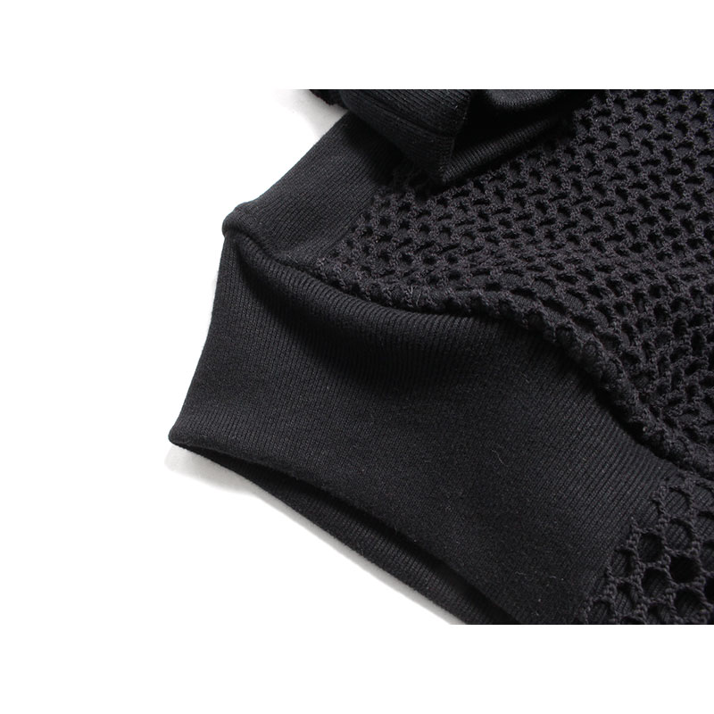 MARINA×SWEAT ZIP PARKA RASTA DIAG STRIPE